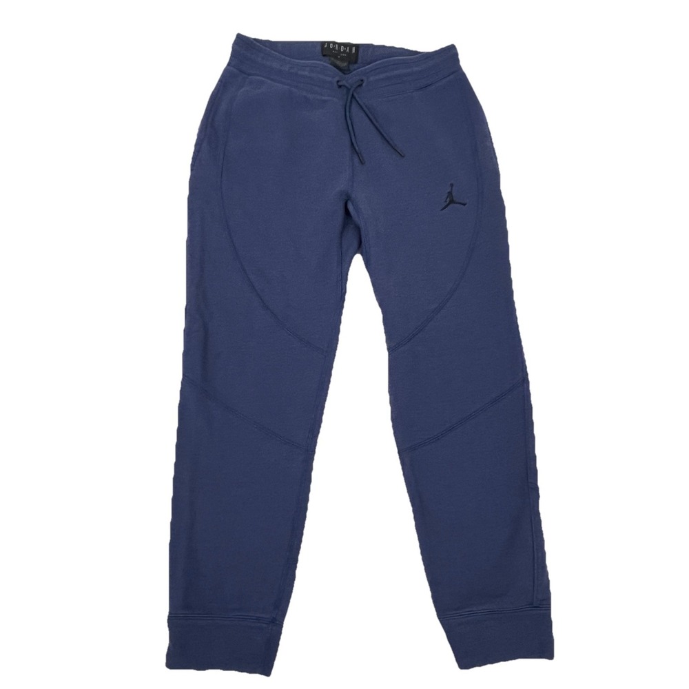 Nike Air Jordan Joggers Fleece Sweatpants Jumpman Blue Men's Medium 860198-410